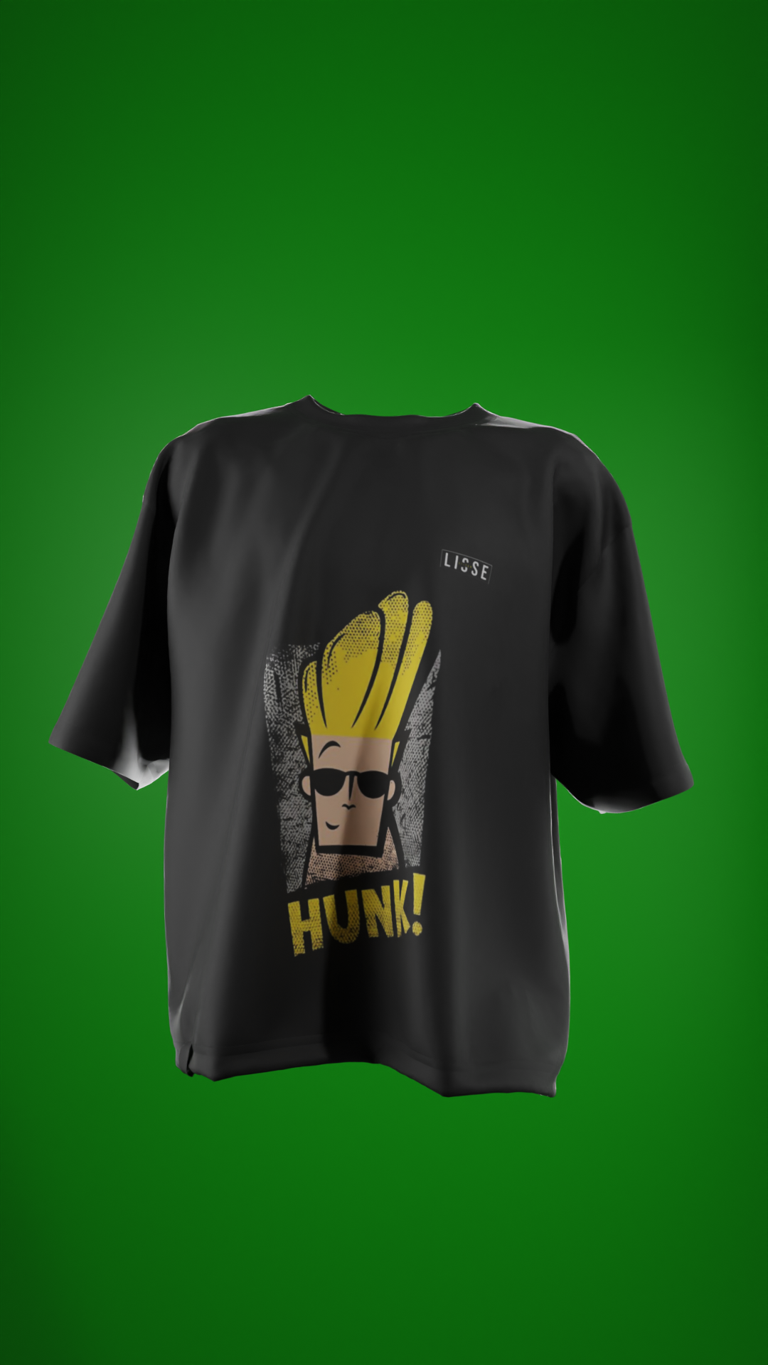 Oversized Tees - Johnny Bravo The Hunk