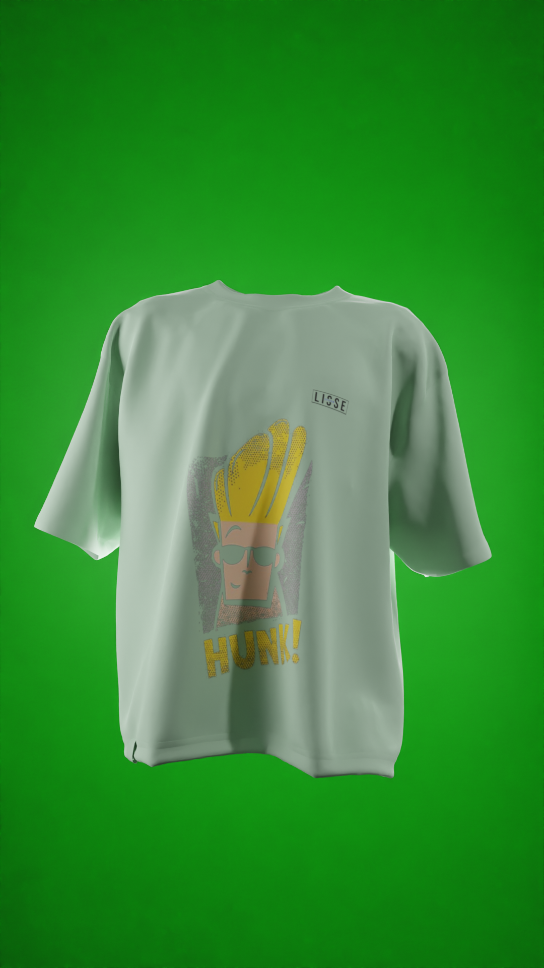 Oversized Tees - Johnny Bravo The Hunk
