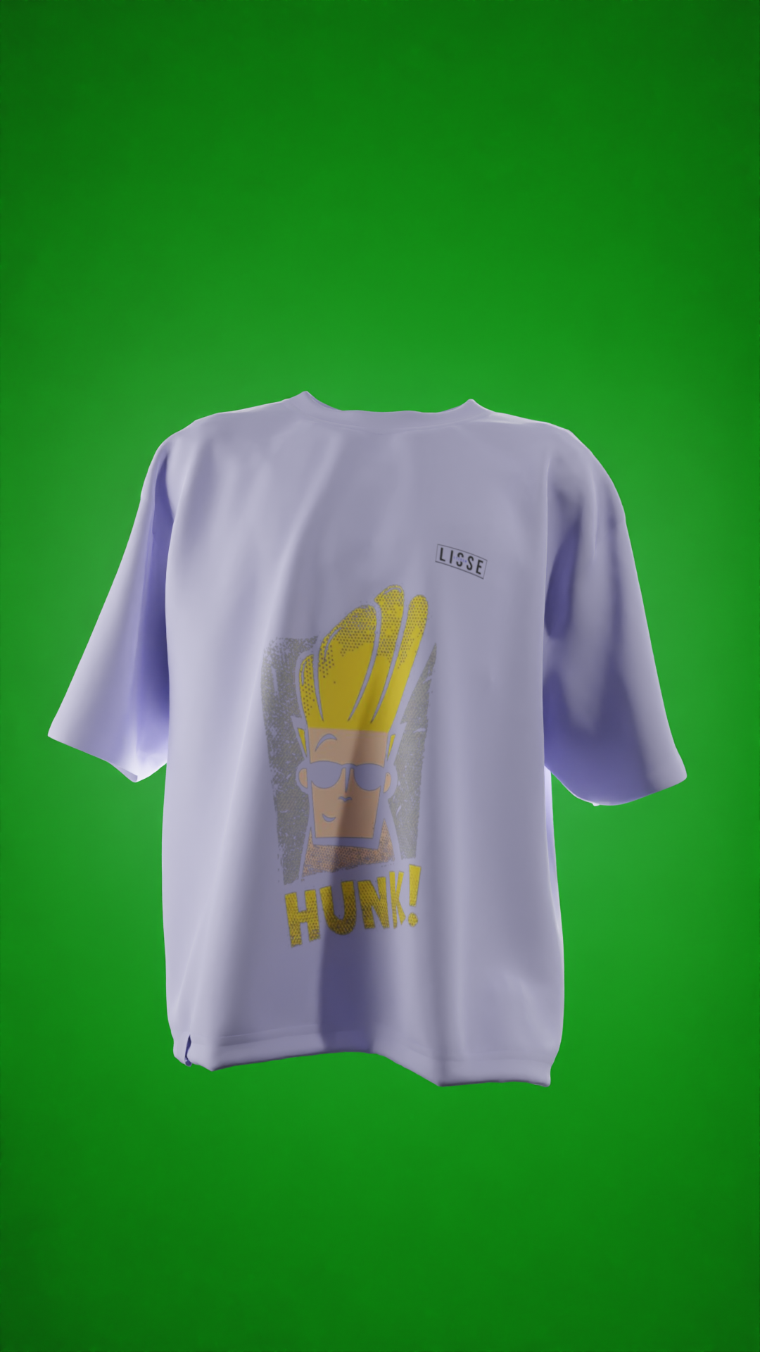 Oversized Tees - Johnny Bravo The Hunk