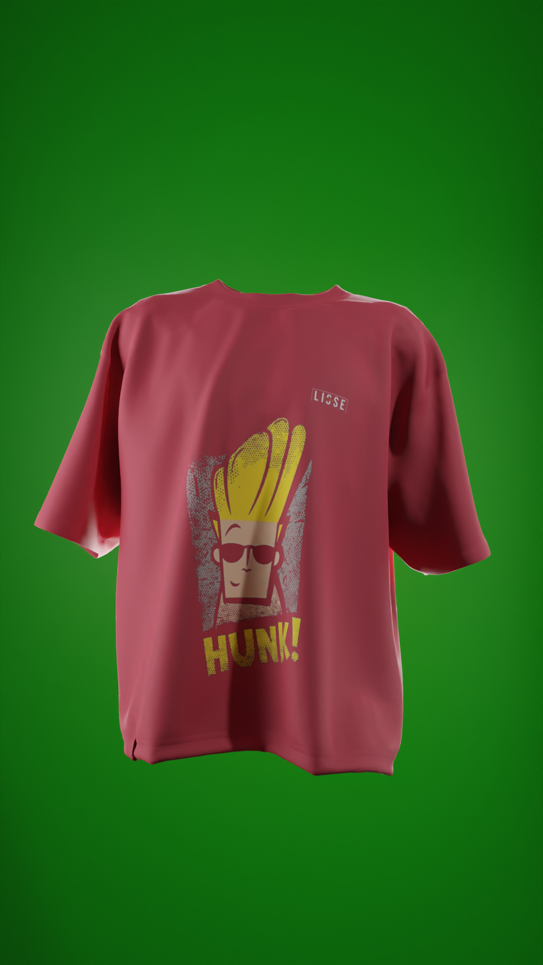 Oversized Tees - Johnny Bravo The Hunk