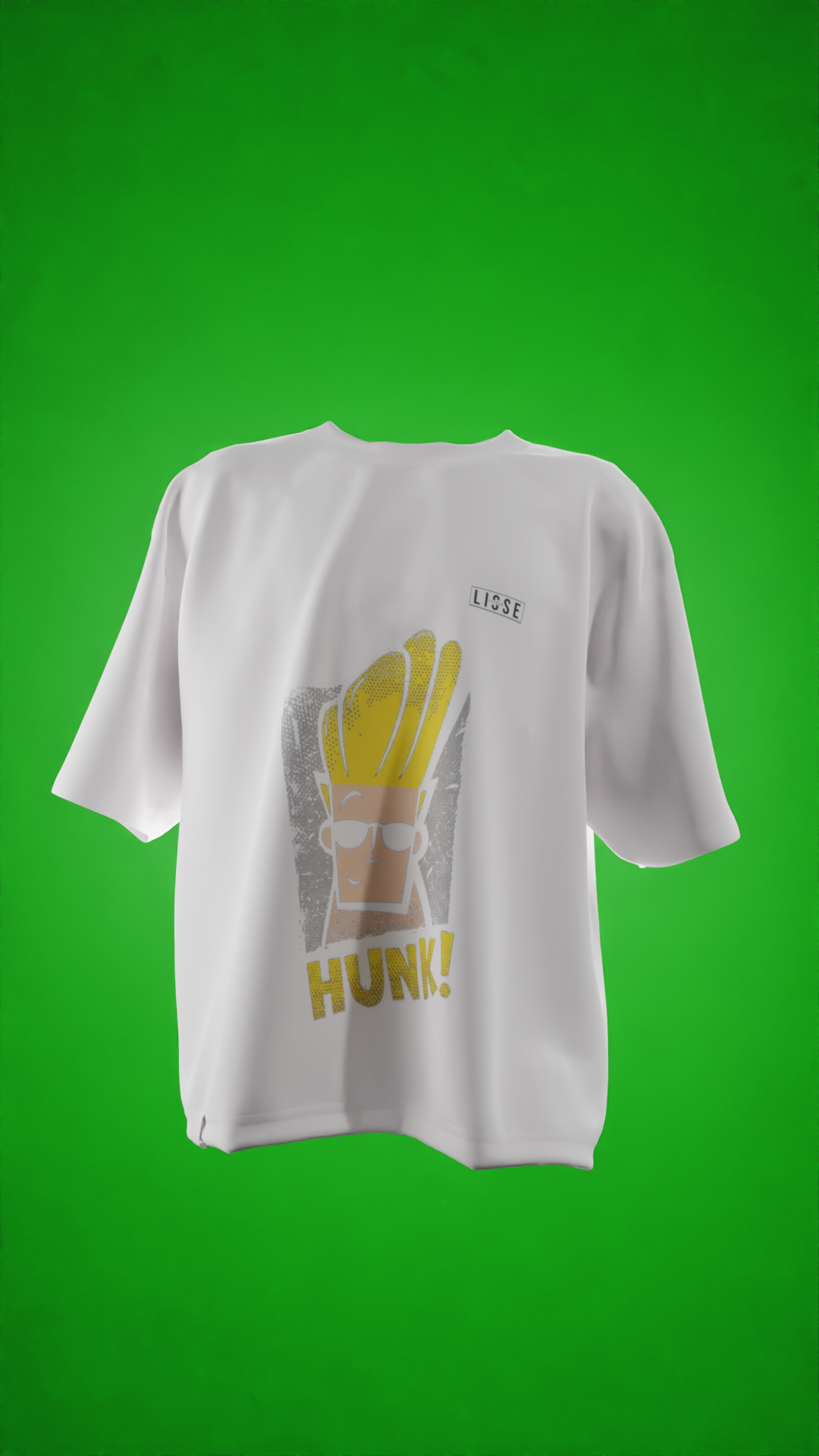 Oversized Tees - Johnny Bravo The Hunk