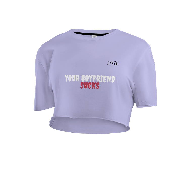 Crop Top - Boyfriend Sucks LS Original