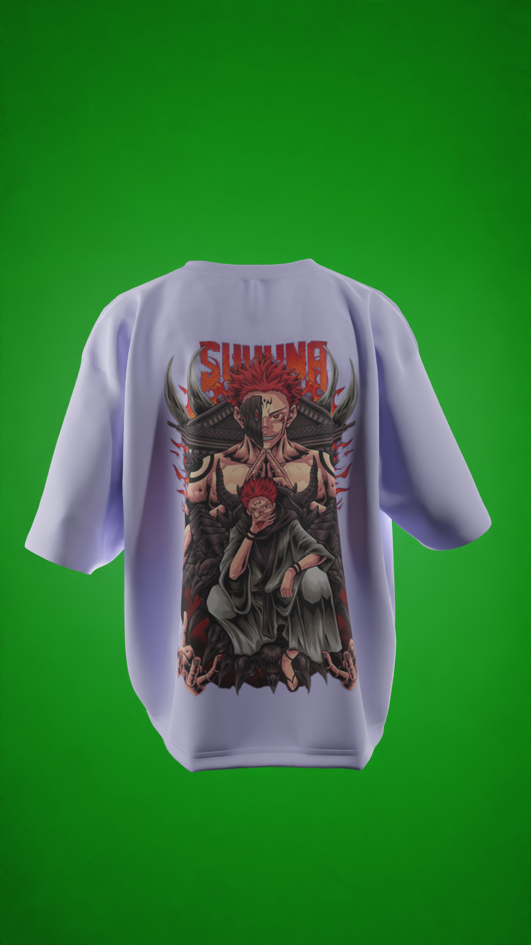 Oversized Tees - Sukuna 🔥