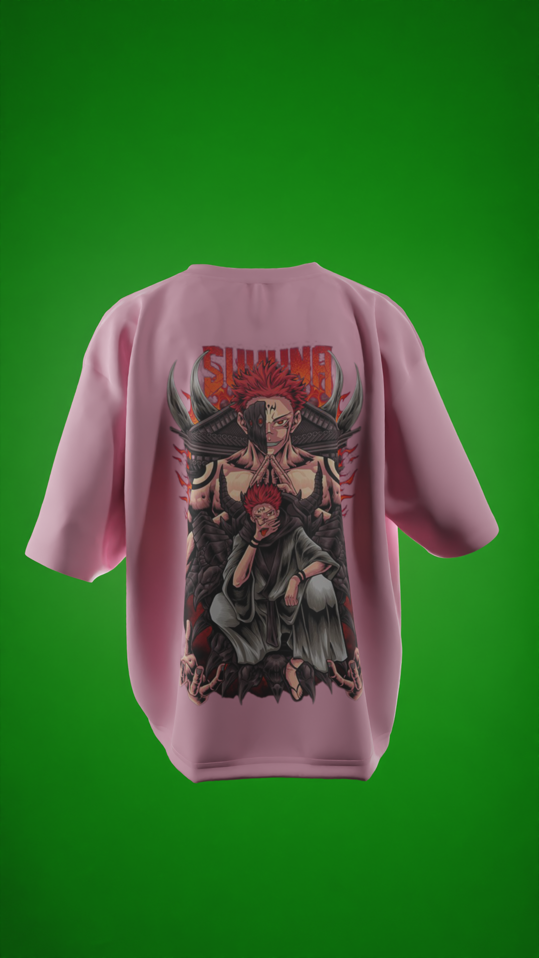 Oversized Tees - Sukuna 🔥