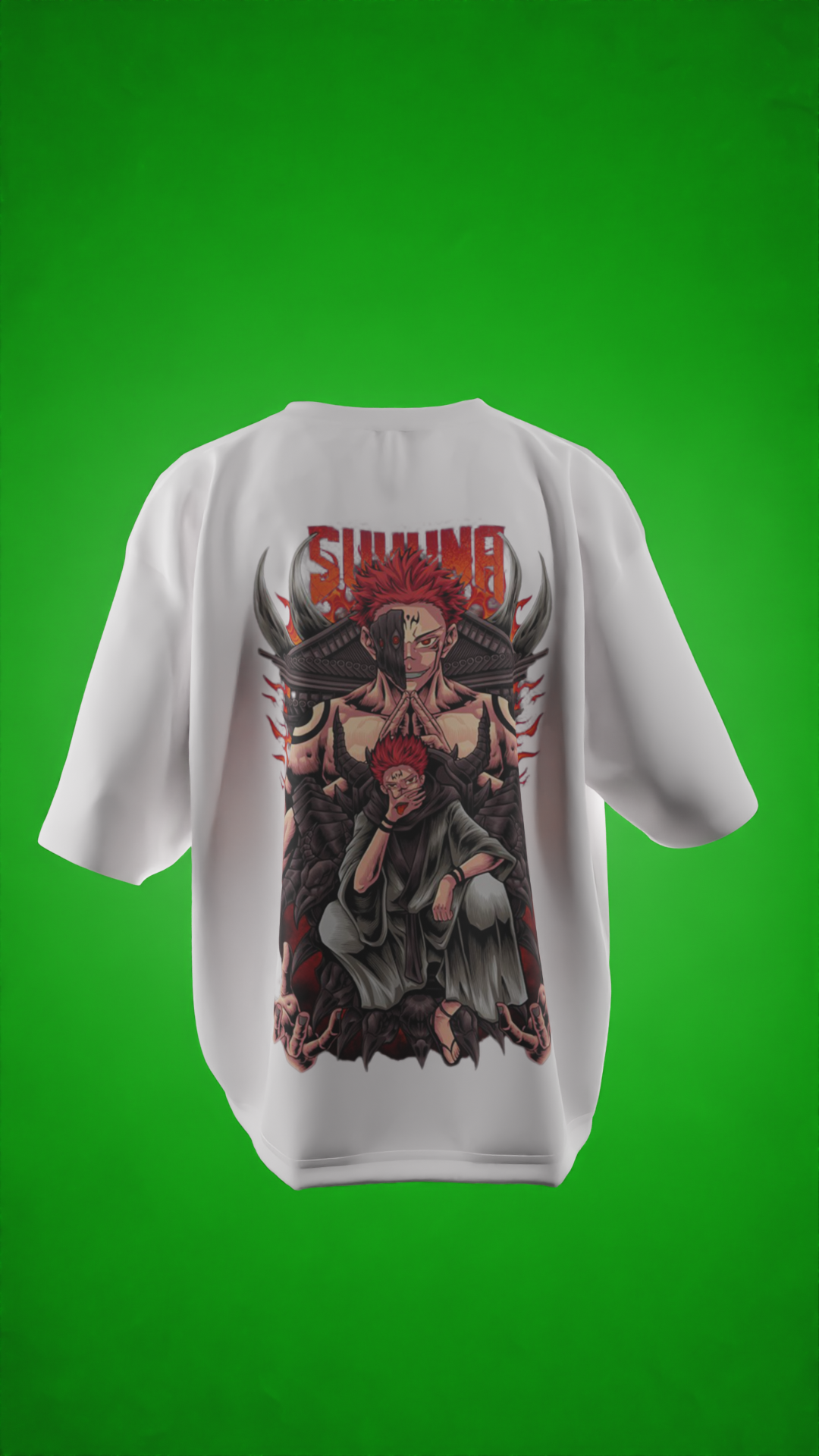 Oversized Tees - Sukuna 🔥